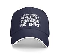 Cappellino con Visiera Are You Crying Theres No Crying Post Office Postal