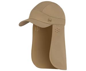 Cappellino con Visiera Buff Safety Pack Bimini Cap con Protezione Nuca - Solid Sand universale