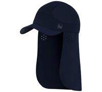 Cappellino con visiera Buff Safety Pack Bimini Cap con protezione per il collo - Solid Navy universale