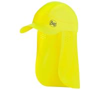 Cappellino con visiera Buff Safety Pack Bimini Cap con protezione per il collo - Solid Yellow Fluor universale