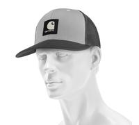 Carhartt Rugged Flex Twill Mesh-back Logo Patch Cap Grigio