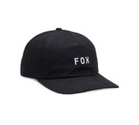 Cappellino con visiera Fox Racing Strapback Curve da uomo ~ Wordmark nero