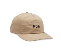 Cappellino con visiera Fox Racing Strapback Curve da uomo ~ Wordmark taupe
