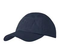 Cappellino con visiera Helikon PolyCotton Rip-Stop con velcro - Navy Blue