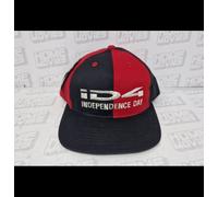 Cappellino con visiera ID4 - Independence Day - Color rosso e nero