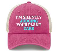 Cappellino con Visiera I'm Silently Judging Your Plant Care Cappellino da