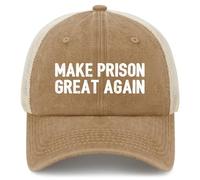Cappellino con Visiera Make Prison Great Again Cappellino da Berretto da