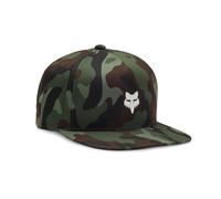 Cappellino con visiera piatta Snapback da uomo Fox Racing ~ Camo Tech
