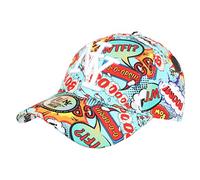 Cappellino da bambino NY blu turchese e rosso Fashion Baseball Boum da 7 a 11 anni - ragazzo blu taglia unica