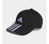 Cappellino da baseball 3-Stripes Cotton Twill Black / White Ragazzi