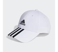 Cappellino da baseball 3-Stripes Cotton Twill White / Black Ragazzi