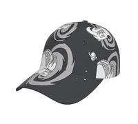 Cappellino da Baseball Astronauta Che Entra in Un Buco Nero Cappello da Sole Regolabile Berretto da Baseball Unisex Cappello da Camionista per Estate Tempo Libero Tennis 57-60Cm