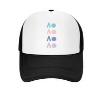 Cappellino da Baseball Australian Open AO Fashion Casual Mesh Regolabile Hip Hop Estivo Unisex Baseball Policromatico