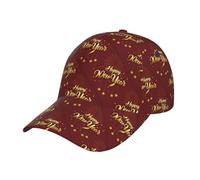 Cappellino da Baseball Buon Anno N per Uomo e Donna, Regolabile, Ideale per la Corsa, Natale, per Il Sole, per allenamenti e attività all'aperto in Tutte Le Stagioni.
