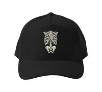 Cappellino da Baseball Cappellino Snapback Steampunk con Scheletro e Cuore Meccanico, Stile Vintage Art, Ideale per Ciclismo e pendolarismo, Leggero e Traspirante.