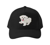 Cappellino da Baseball Cappello da Golf in Cotone Traspirante e Regolabile con Scritta Maru The Maltese per Gli Amanti degli Animali, Ideale per l'allenamento all'aperto