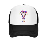 Cappellino da Baseball Carino Pomni The Amazing Digital Circus Girls Basic Mesh Regolabile Hip Hop Estivo Unisex Cappelli da Baseball