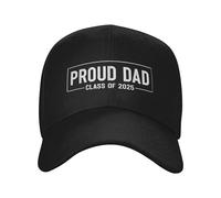 Cappellino da Baseball Casual Primaverile Proud Dad of 2025 Father KPOP Rock Trucker Hat per Uomo Unisex, Traspirante, Stile Street, Snapback