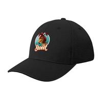 Cappellino da Baseball Chicken Joe Surfs Up Sweet Surf con Chiusura a Scatto Nero da Uomo.