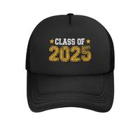 Cappellino da Baseball, Class of 2025 Graduation Cappello Piatto Normale, Casual Visiera Baseball per Pesca Viaggi Uomo