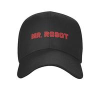 Cappellino da baseball classico unisex con logo Mr Robot per uomo e donna cappello papà Hacker Snapback Hip Hop Personalizzato Regolabile Adulto FSociety Outdoor Sport Caps Cappello Cotone Lavato