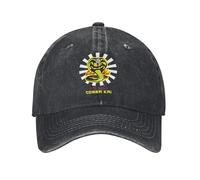 Cappellino da Baseball Cobras Kai Japan Sunrise Sun Streetwear Coppia Donna Lavato Trucker Protezione Solare Sport all'Aria Aperta Regalo