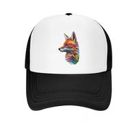 Cappellino da Baseball colorato Fox Fashion Casual Mesh Regolabile Hip Hop Estate Unisex Baseball Policromatico