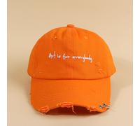 Cappellino da baseball con anello in ferro "Men Art Is For Everybody", cappello casual uomo stile Y2K adatto per viaggiare in primavera ed autunno, vacanze al mare, tempo libero ed esposizioni al sole