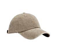 Cappellino da baseball con capelli ricci, da uomo e da donna, alla moda, casual, cappellini per rifiuti comunali, cachi, Taglia unica