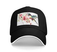 Cappellino da Baseball con Colibrì e Fiori, Nuovo Arrivato, Cappello da Spiaggia, Visiera Personalizzata, Cappello da Spiaggia da Donna, Outlet da Uomo