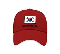 Cappellino da Baseball con Corea del Sud Bandiera Nazionale Regolabile per Corsa Allenamenti E attività All'Aperto Tutte Le Stagioni Coppa del Mondo