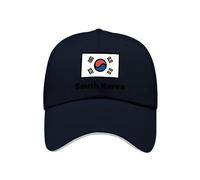 Cappellino da Baseball con Corea del Sud Bandiera Nazionale Regolabile per Corsa Allenamenti E attività All'Aperto Tutte Le Stagioni Coppa del Mondo