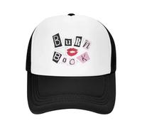 Cappellino da Baseball con Logo Burn Book Moda Casual Regolabile in Rete Hip Hop Estivo Unisex Cappelli da Baseball policromi
