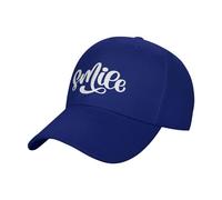 Cappellino da Baseball con Scritta Disegnata a Mano e Sorriso, per Uomo e Donna, con Chiusura Regolabile, Stile Dad Hat da Golf.