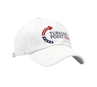 Cappellino da baseball con scritta "This is The Turnings Point", per donne e uomini, bianco, M