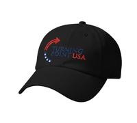 Cappellino da baseball con scritta "This is The Turnings Point", per donne e uomini, Nero , M