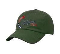 Cappellino da baseball con scritta "This is The Turnings Point", per donne e uomini, Verde, M