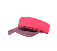 Cappellino da baseball con visiera parasole trasparente, per lui e per lei, Rosa acceso., Taglia unica