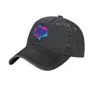 Cappellino da Baseball Cuba Love Cappello da Sole Estivo Casuale Cappello Baseball Traspirante Trucker cap per Pesca Sport Tennis