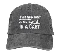 Cappellino da Baseball da Cowboy I Can't Work Today My Arm Is in A Cast Hip Hop Cappllino Classico Berretto Palla Regolabile Cappello Trucker per Sport Viaggi attività All'Aperto
