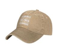 Cappellino da baseball da donna Potrei essere d'accordo con te, ma allora