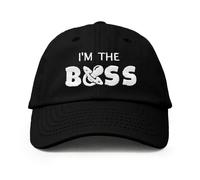 Cappellino da baseball DALIX ""I'm The Boss"" per neonati e bambini, colore nero