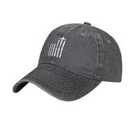 Cappellino da Baseball Distressed American Flag Trucker cap Vintage Cappello da Sole Estivo Sportivo Trucker Berretto per Tennis Badminton Sport