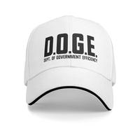 Cappellino da Baseball Doge Department of Government Efficiency Doge Gear Cappellino Sportivo da Uomo Regolabile Primaverile per Esterni