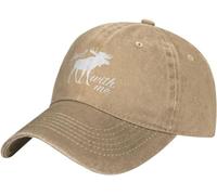 Cappellino da Baseball Don't Moose with Me Regolabile per Uomo e Donna, Berretto da Baseball Vintage Lavato