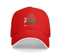 Cappellino Da Baseball Flag Of The Belarusian Belarus Map Bb Cap Per Tennis | Hip Hop cap Classico Traspirante Berretto da Tennis Per Ciclismo Corsa Viaggi