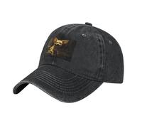 Cappellino da Baseball Fox Cat with Big Ears Donna Uomo Cappellino con Visiera Sportivo Cappello Trucker Vintage Cappello da Cowboy per All'Aperto Sport Ciclismo
