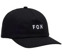 CAPPELLINO DA BASEBALL FOX WORDMARK ADJUSTABLE NERO/BIANCO OS