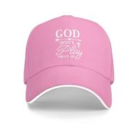 Cappellino da Baseball God Don't Play About Me per Uomo e Donna