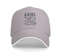 Cappellino da Baseball God Don't Play About Me per Uomo e Donna